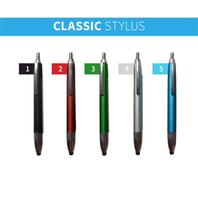 Classic Stylus Banner Pens